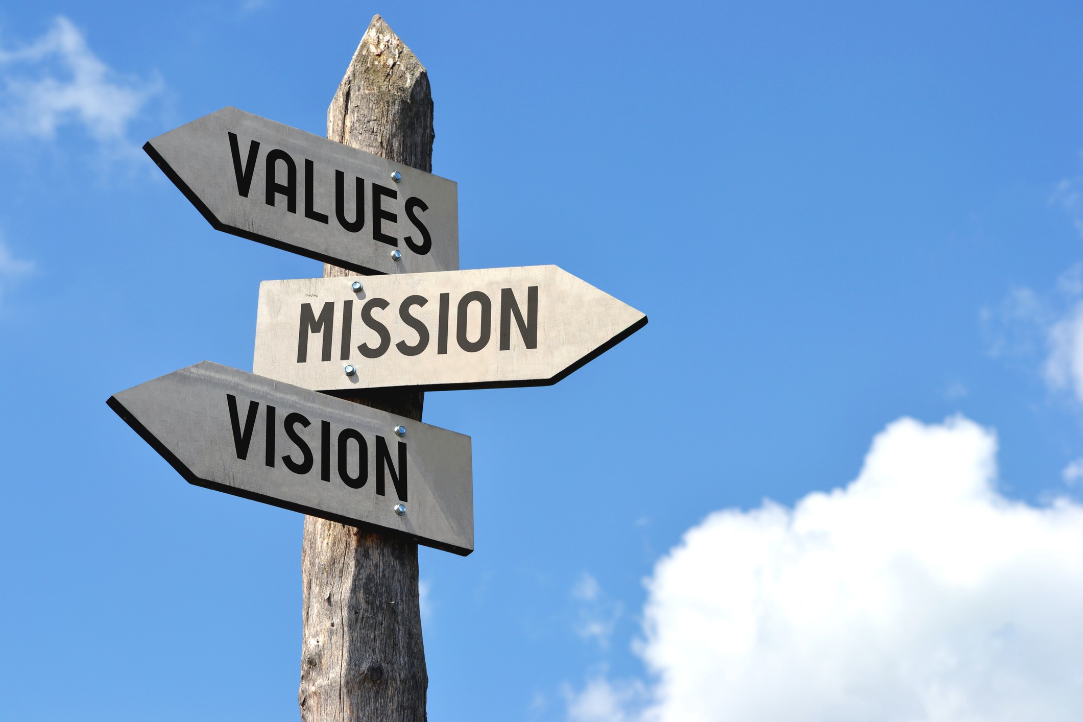 personal mission or vision statement