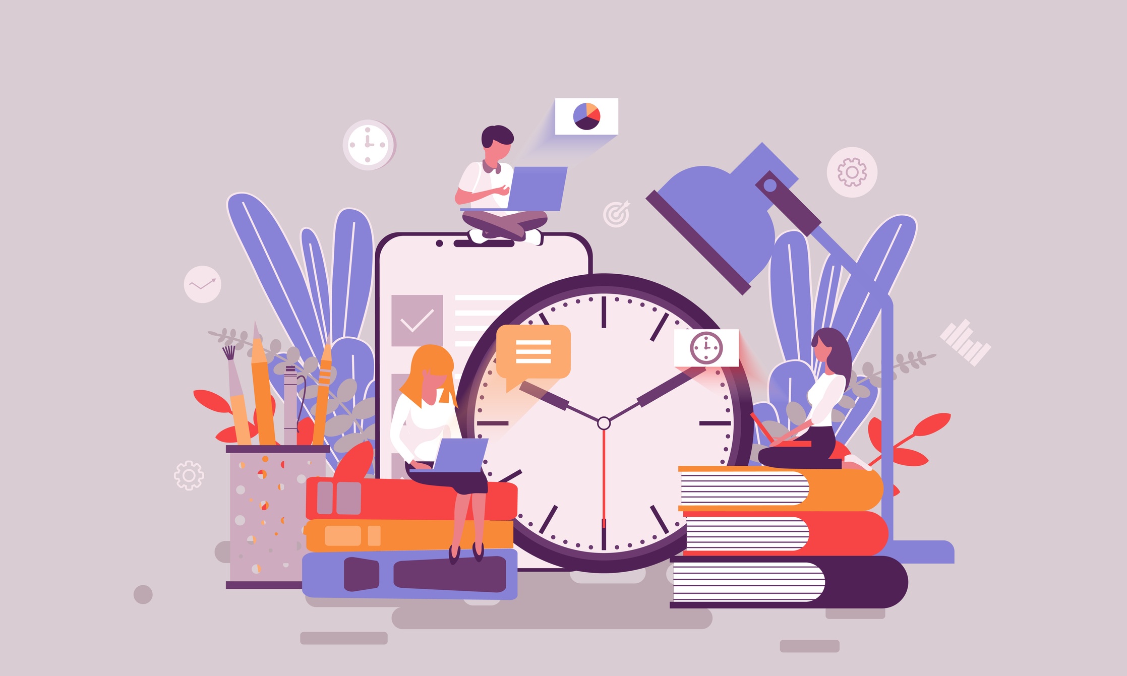 Illustartion of Effective Time Management Plans