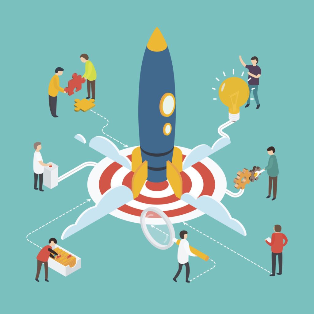 product team blast off