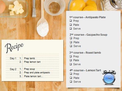 LiquidPlanner packages meal plan