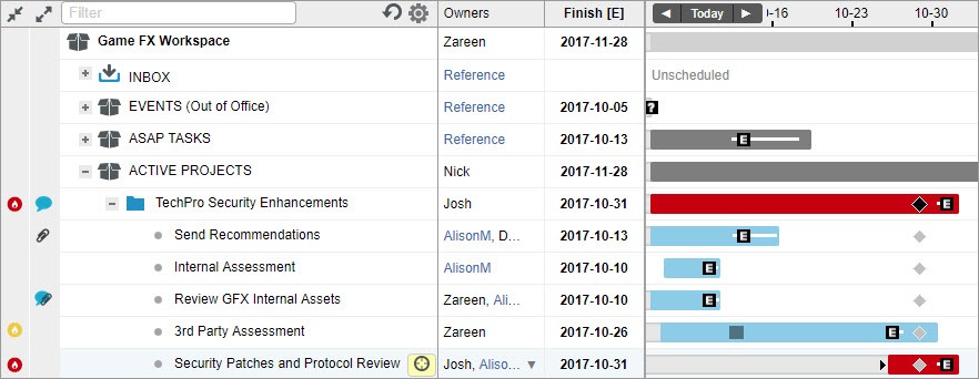 liquidplanner classic view