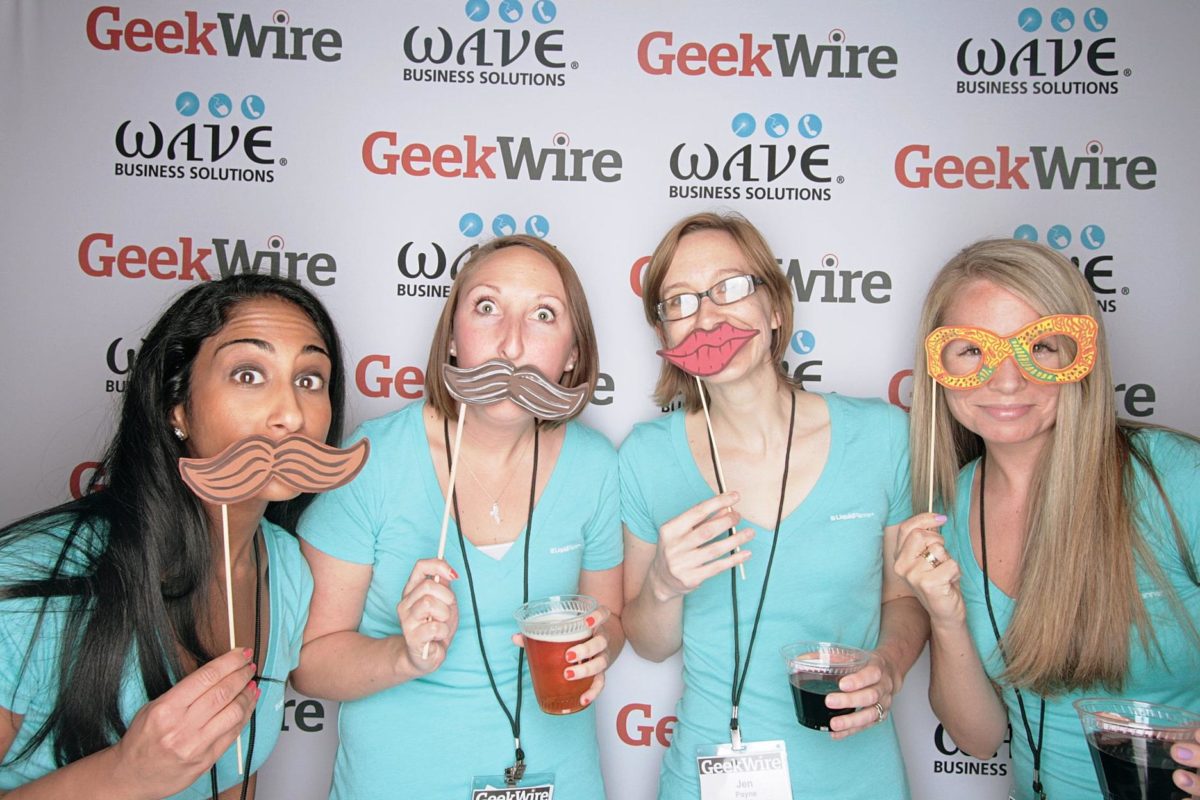 our team at the geekwire awards
