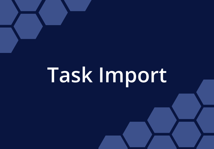 RELEASE 19 TASK IMPORT