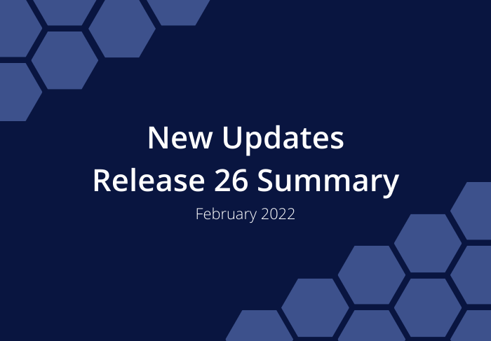 release 26 updates