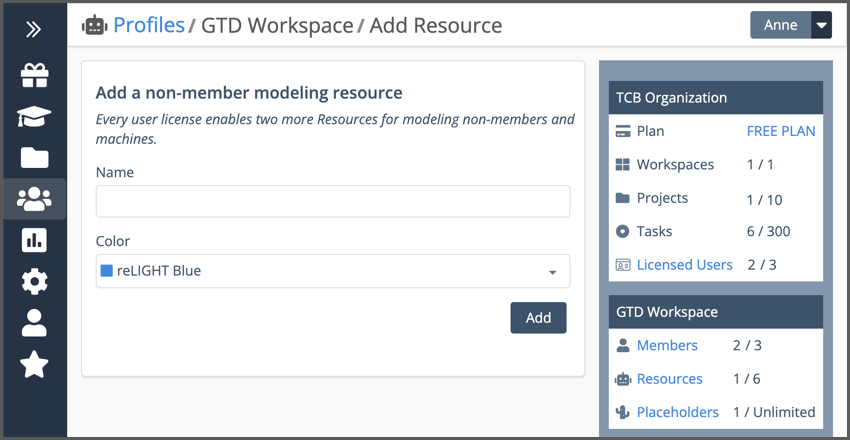 Add Resources to your workspace