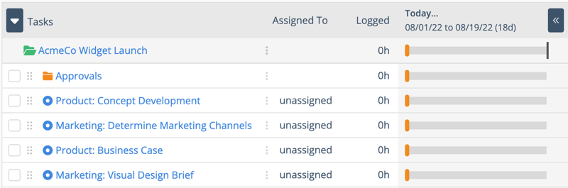 Assign Tasks after creating a project from a template
