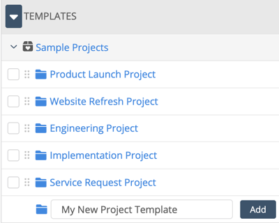 Creating Project Templates