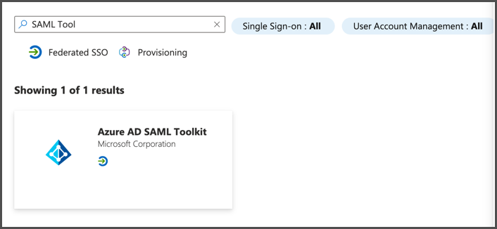 Azure AD SAML Toolkit