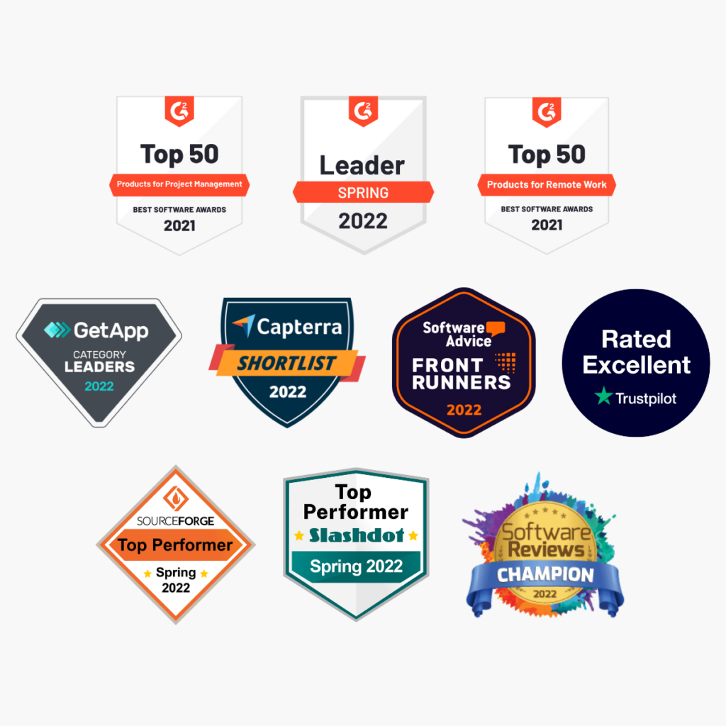 liquidplanner 2022 awards and badges