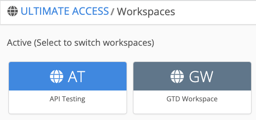 Create a workspace for API testing
