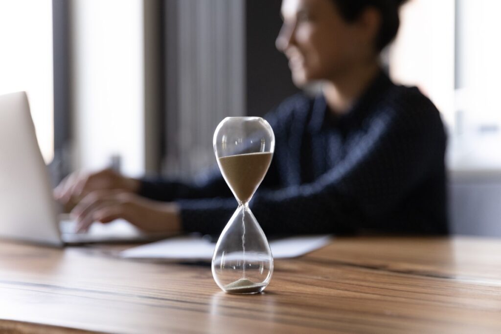 time tracking hour glass