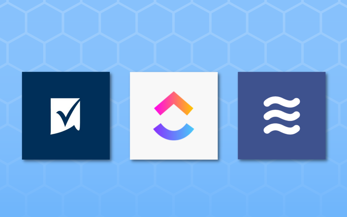 smartsheet-clickup-liquidplanner-logos