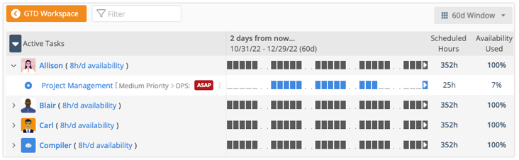 Workload Filter Example