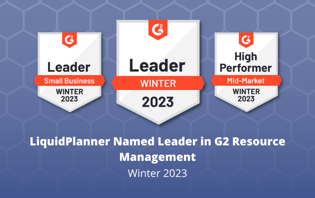 LiquidPlanner Named Leader in G2 Resource Management for Winter 2023