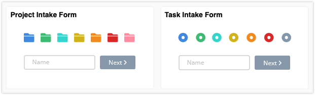  Project & Task Intake Forms in the Widget Gallery