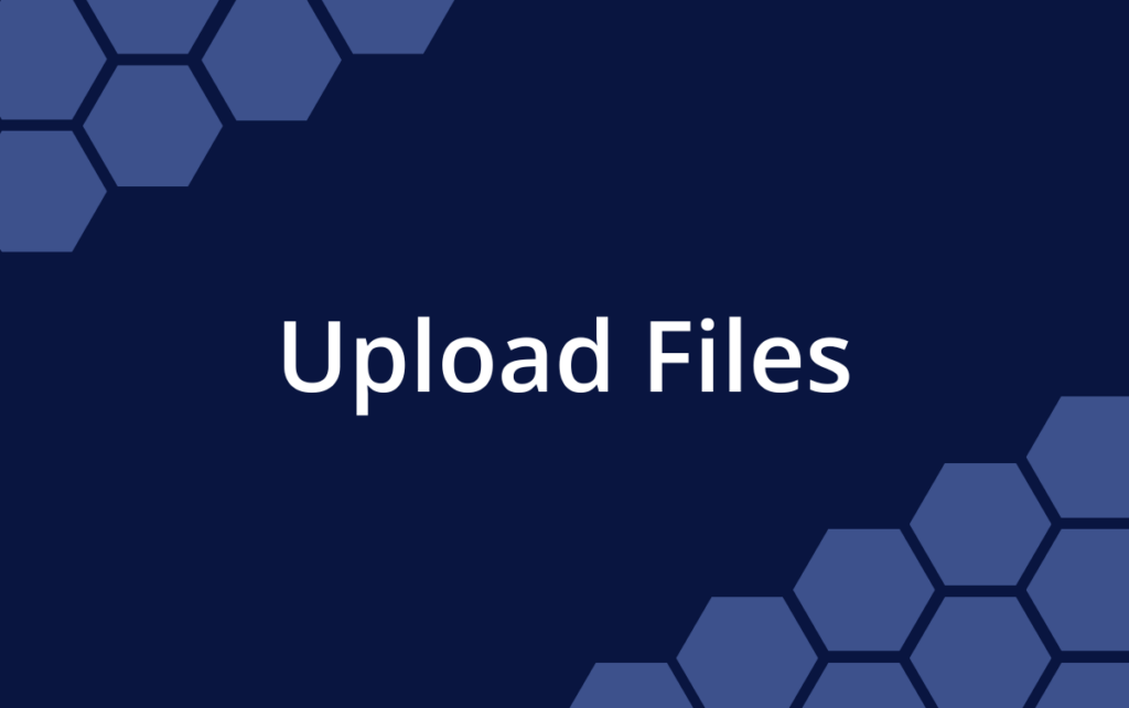 Upload Files | Release 38