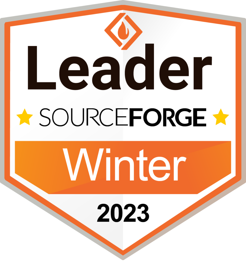 sourceforge leader badge for winter 2023