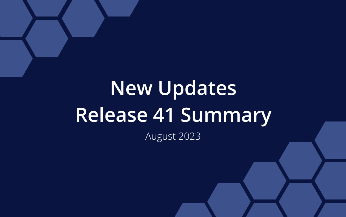 a personal vision statement examples New Updates: Release 41 Summary