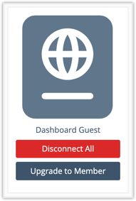 Convert dashboard guests to a member